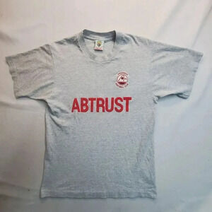 Vtg Aberdeen Football Club Abtrust Mens T-Shirt White XL Embroidered Offical Tee